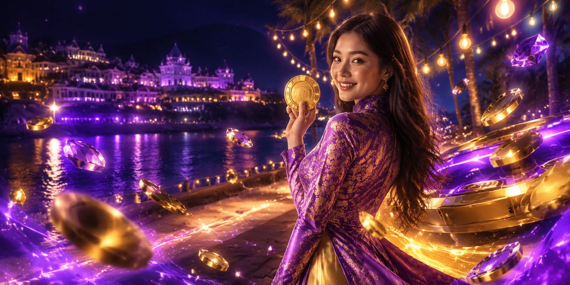 Khách hàng ở Đà Lạt chơi casino trực tuyến trong trang phục truyền thống